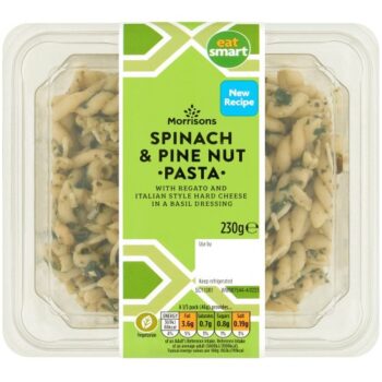 Morrisons Italian Pasta Spinach & Pine Nut Salad