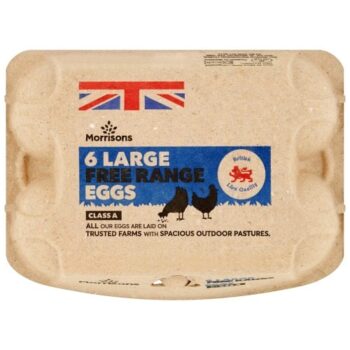 Morrisons Large Free Range Eggs (6)