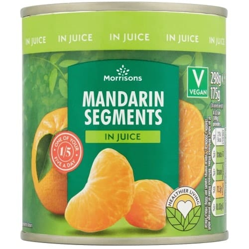 Morrisons Mandarins In Juice (298g)