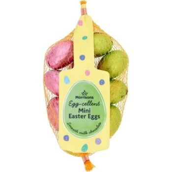 Morrisons Milk Chocolate Mini Foiled Easter Eggs In Net