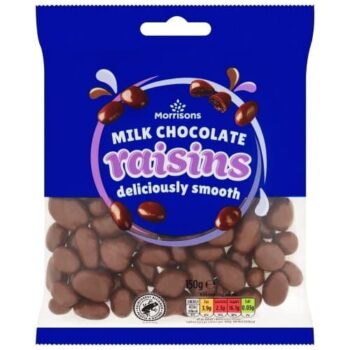 Morrisons Milk Chocolate Raisins (150g)
