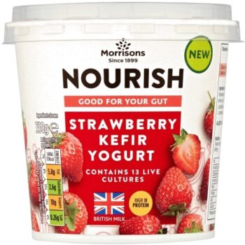 Morrisons Nourish Strawberry Kefir Yogurt