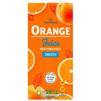 Morrisons Orange Juice From Concentrate Smooth (1 Litre)