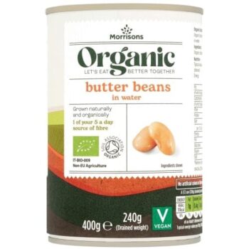 Morrisons Organic Butter Beans In Water