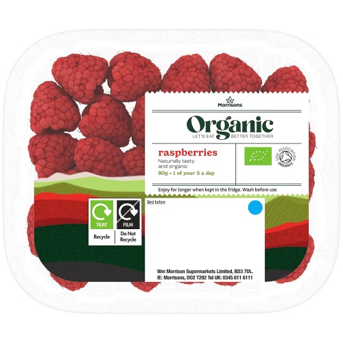 Morrisons Organic Raspberries