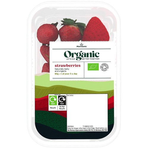 Morrisons Organic Strawberries