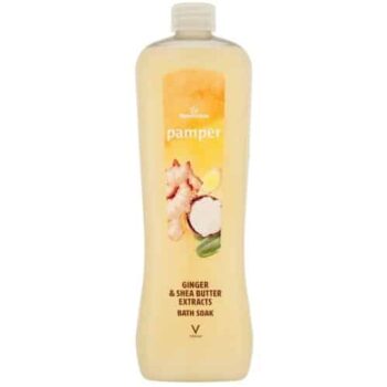 Morrisons Pamper Ginger & Shea Butter Extracts Bath Foam
