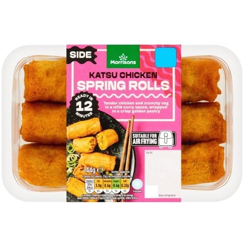 Morrisons Pan Asian Katsu Chicken Spring Rolls