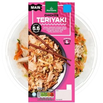 Morrisons Pan Asian Teriyaki Chicken & Rice (380g)