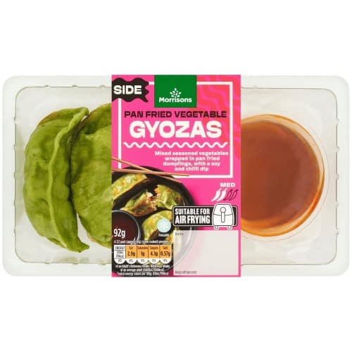 Morrisons Pan Fried Vegetable Gyoza With Chilli & Soy Dip (92g)