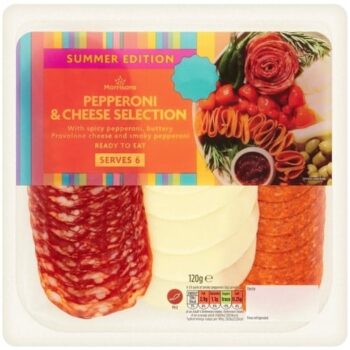 Morrisons Pepperoni And Cheese Selection (120g)