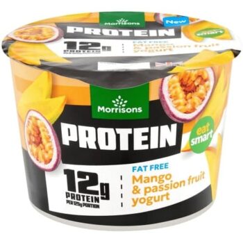 Morrisons Protein Fat Free Mango & Passion Fruit Yogurt (500g)