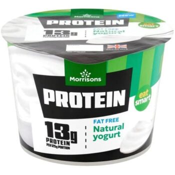 Morrisons Protein Fat Free Natural Yogurt (500g)