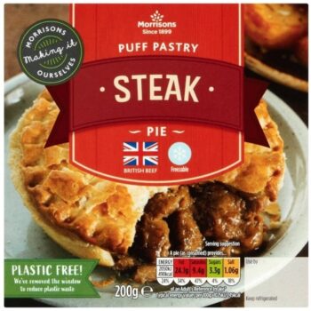 Morrisons Puff Pastry Steak Pie