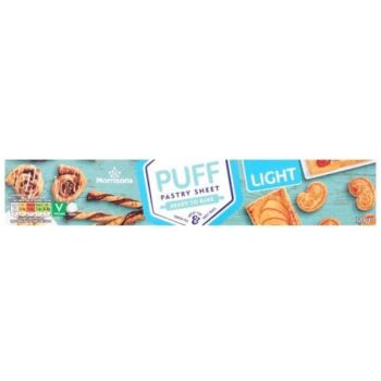 Morrisons Ready Roll Puff Pastry Light