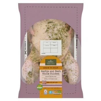 Morrisons Roast In The Bag Garlic & Herb Whole Chicken (1.6kg)