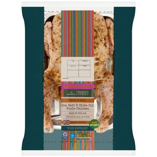 Morrisons Sea Salt & Olive Oil Roast In The Bag Chicken (1.6kg)