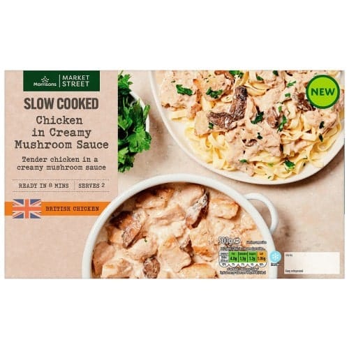 Morrisons Slow Cooked Chicken In Creamy Mushroom Sauce