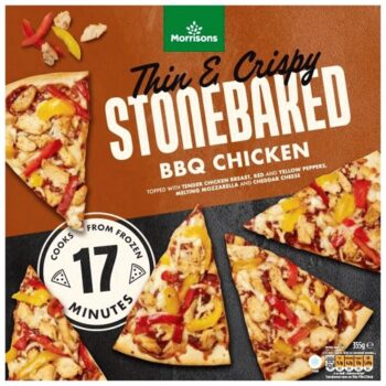 Morrisons Stonebaked BBQ Chicken Pizza