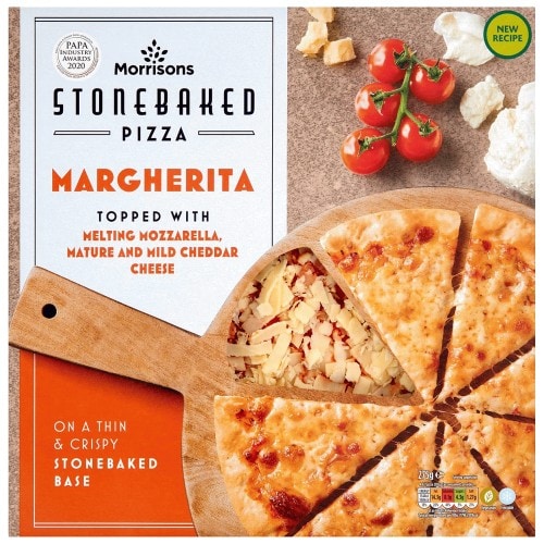 Morrisons Stonebaked Cheese & Tomato Pizza