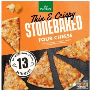 Morrisons Stonebaked Four Cheese Pizza