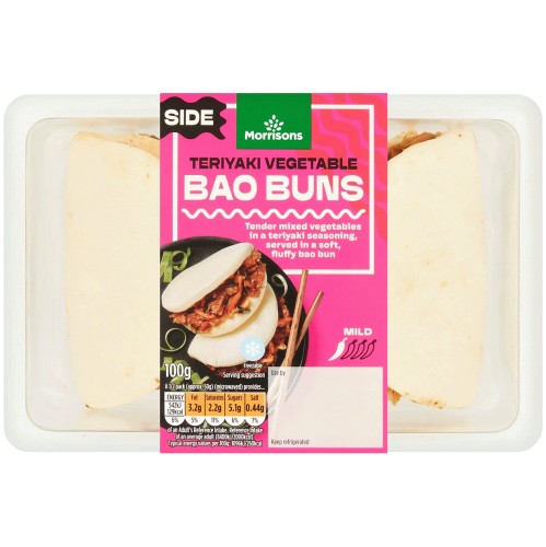 Morrisons Teriyaki Vegetable Bao Buns (100g)