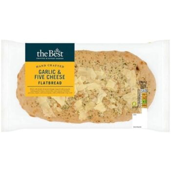 Morrisons The Best 5 Cheese & Garlic Flatbread (274g)