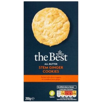 Morrisons The Best All Butter Stem Ginger Cookies (200g)