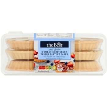 Morrisons The Best All Butter Sweet Pastry Tartlets