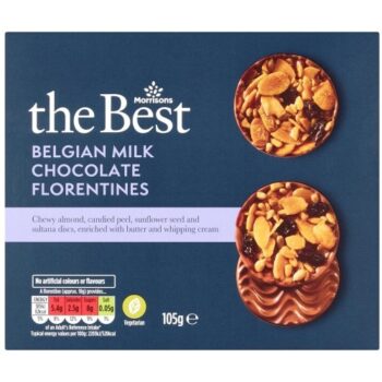 Morrisons The Best Belgian Milk Chocolate Florentines