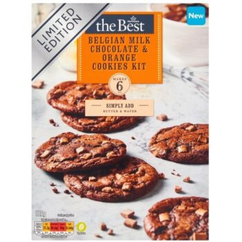 Morrisons The Best Belgian Milk Chocolate & Orange Cookies Kit (325g)