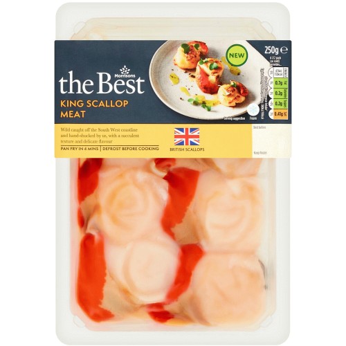 Morrisons The Best British King Scallop Meat