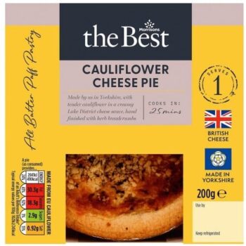 Morrisons The Best Cauliflower Cheese Pie (200g)