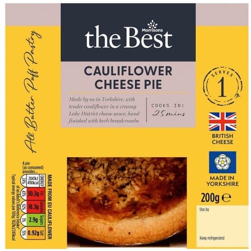 Morrisons The Best Cauliflower Cheese Pie (200g)