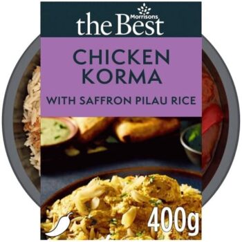 Morrisons The Best Chicken Korma & Rice
