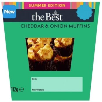 Morrisons The Best Dinky Cheese & Onion Muffins (127g)