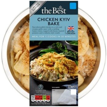 Morrisons The Best Garlic & Black Pepper Chicken Kyiv Bake