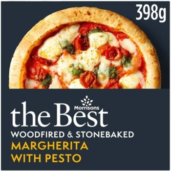 Morrisons The Best Margherita With Pesto Stonebaked Pizza
