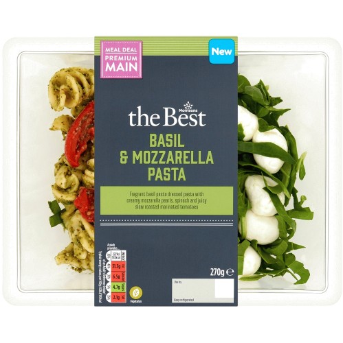 Morrisons The Best Pesto & Mozzarella Pasta Salad (270g)