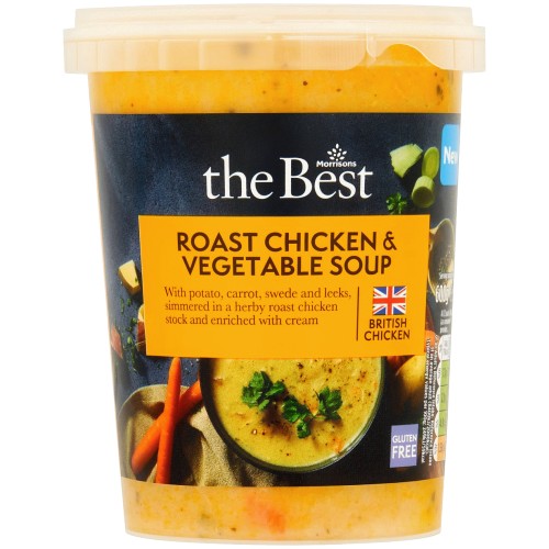 Morrisons The Best Roast Chicken & Vegetable Soup (600g)