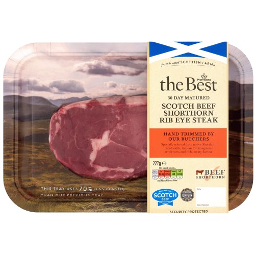 Morrisons The Best Scotch Beef Shorthorn Rib Eye Steak
