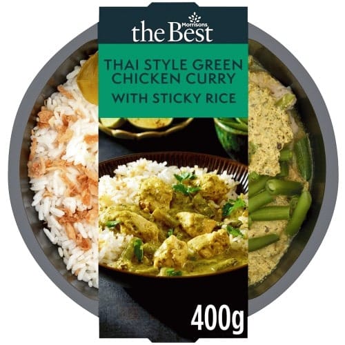 Morrisons The Best Thai Green Chicken Curry & Rice