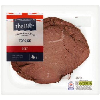 Morrisons The Best Topside Of Beef Slices (80g)
