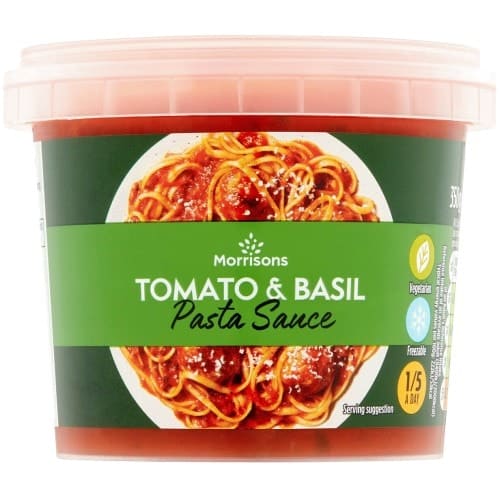 Morrisons Tomato & Basil Pasta Sauce (350g)