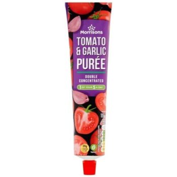 Morrisons Tomato Puree with Garlic (135g)