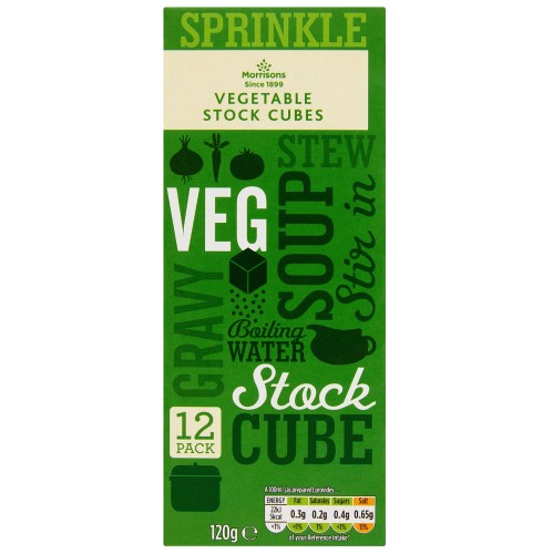 Morrisons Vegetable Stock Cubes 12's