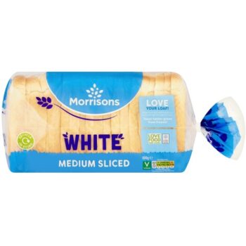 Morrisons White Medium Sliced Bread