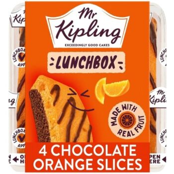 Mr Kipling Choc Orange Lunchbox Slices (4)