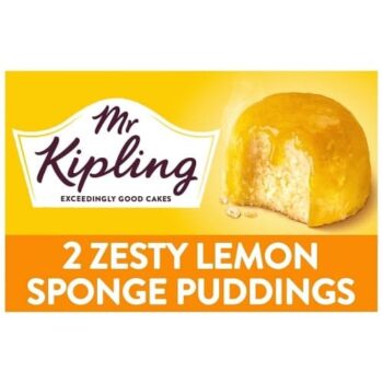 Mr Kipling Exceedingly Good Lemon Sponge Puddings (2 x 95g)