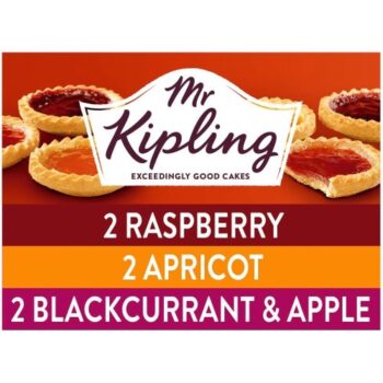 Mr Kipling Jam Tarts Raspberry Apricot Blackcurrant (6)